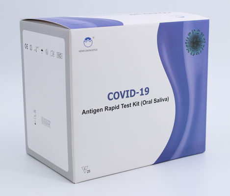 وافق CE Covid-19 Antigen السريع اختبار عدة اختبار البلعوم اختبار خطوة واحدة