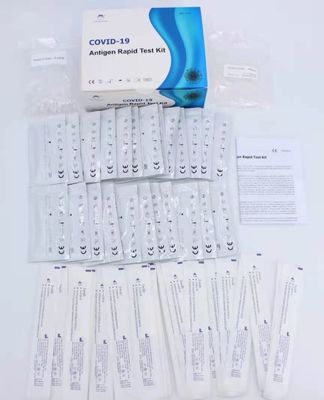 مجموعة أدوات الاختبار السريع لـ Fresh Swabs COVID-19 Antigen السريع المعتمدة من CE آمنة ودقيقة