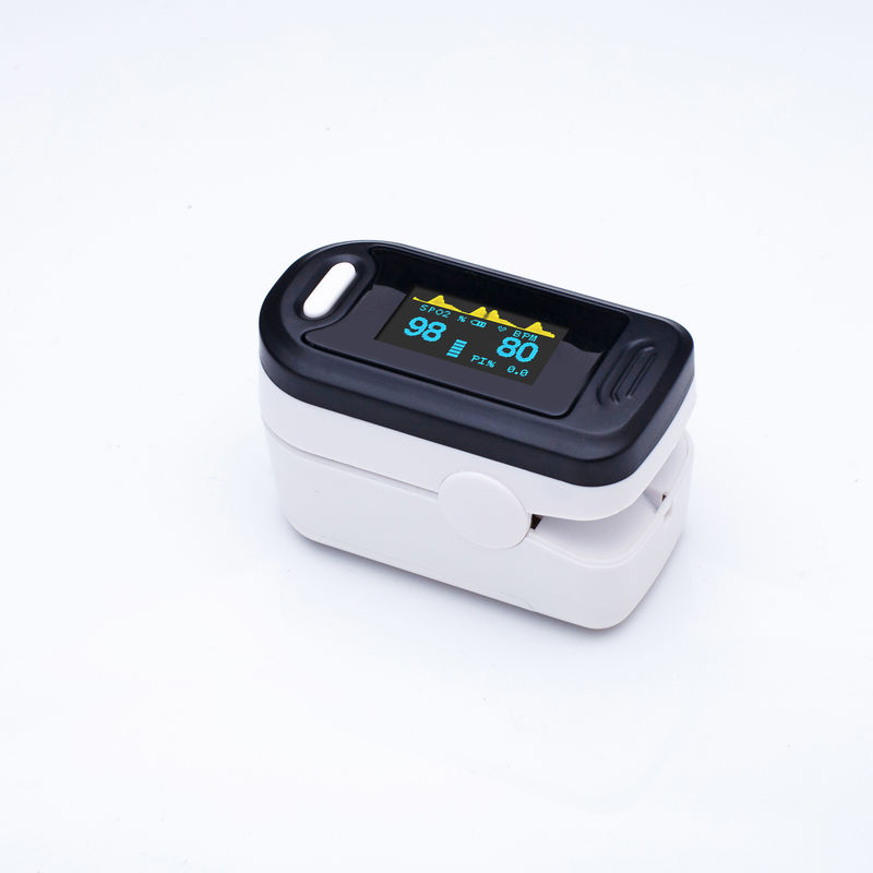 عرض تحذير CE جهاز فحص الدم Oled Fingertip Pulse Oximeter Monitor